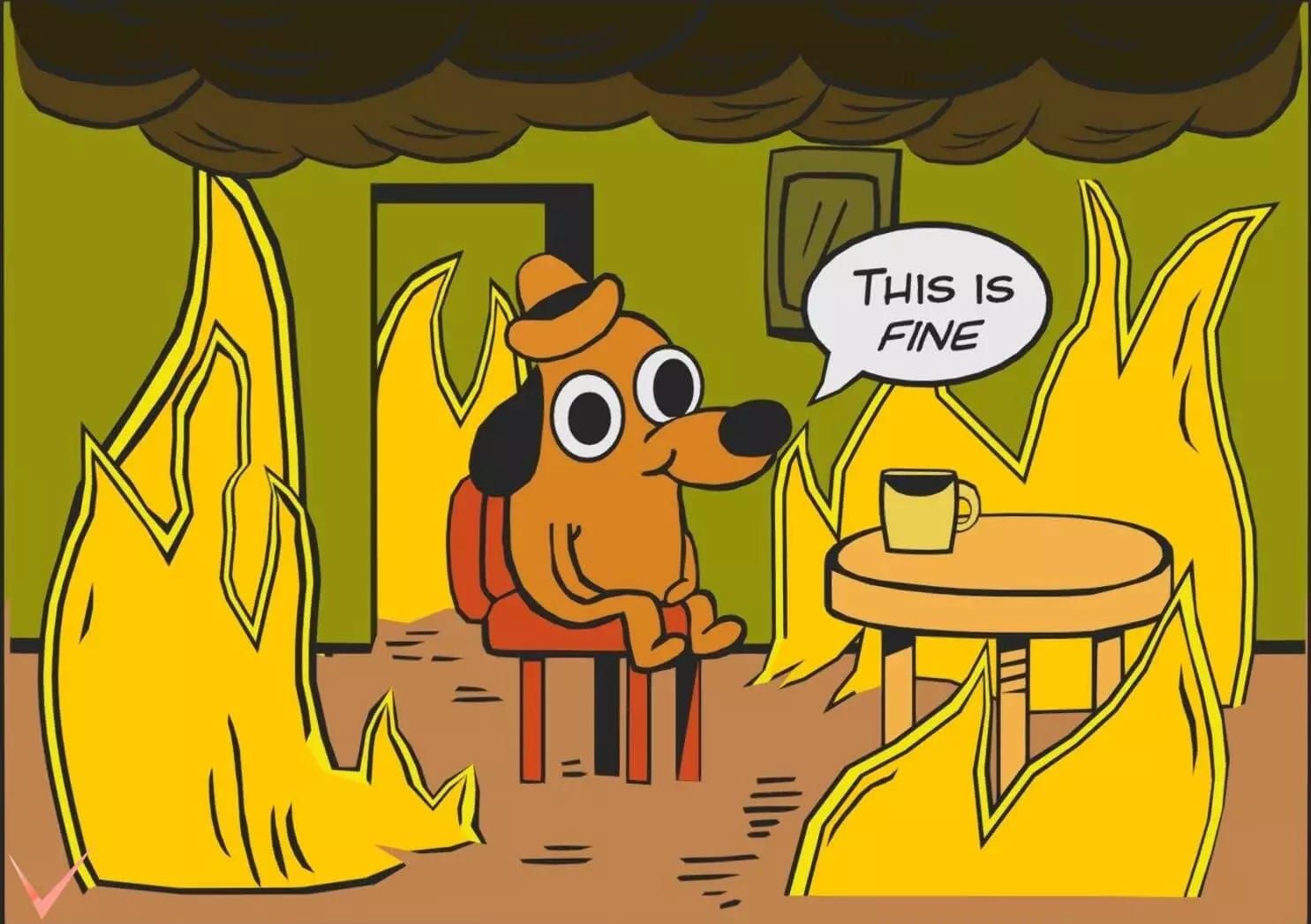 Nee, de wereld staat niet in brand. Het internet blijft werken!